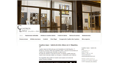Desktop Screenshot of cuadroslopez.es